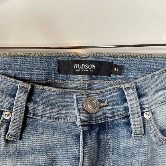 Hudson Nico Mid-Rise Super Skinny Jeans Size 25 - Picture 3 of 4